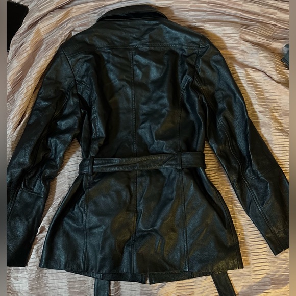 CROFT & BARROW leather women’s jacket - Picture 3 of 7